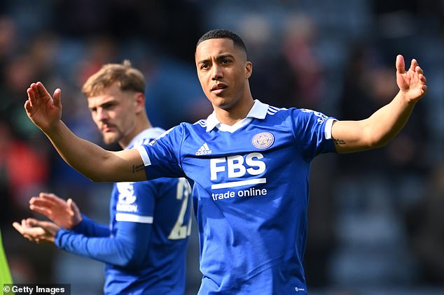 Leicester midfielder Youri Tielemans is out of contract this summer and could leave for free