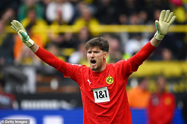 Manchester United are considering a move for Borussia Dortmund's Gregor Kobel