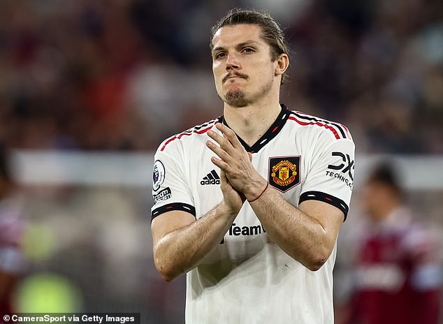 Marcel Sabitzer has been ruled out of Manchester United's final four games with a knee injury