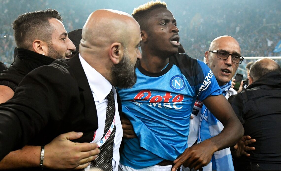 Osimhen responds to transfer talk after Napoli's Serie A title win