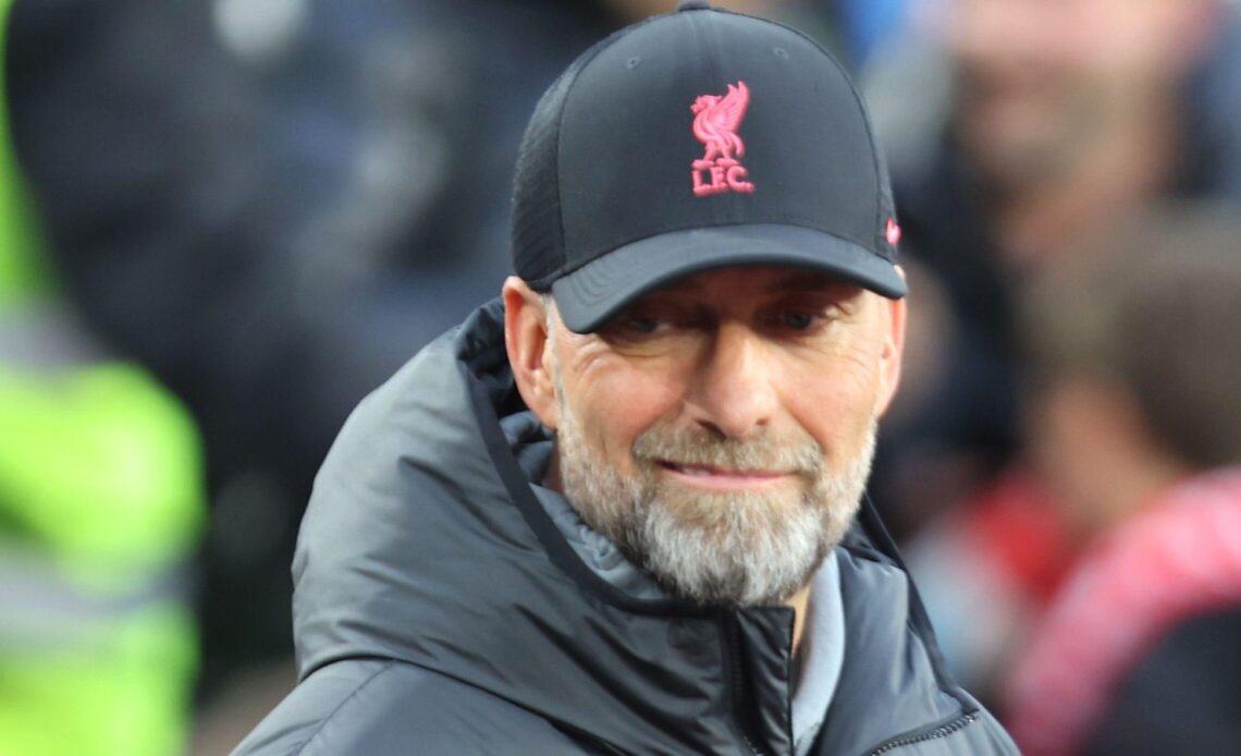 Liverpool boss Jurgen Klopp grins