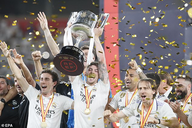 Real Madrid won their 20th Copa del Rey title with a 2-1 win against Osasuna on Saturday night