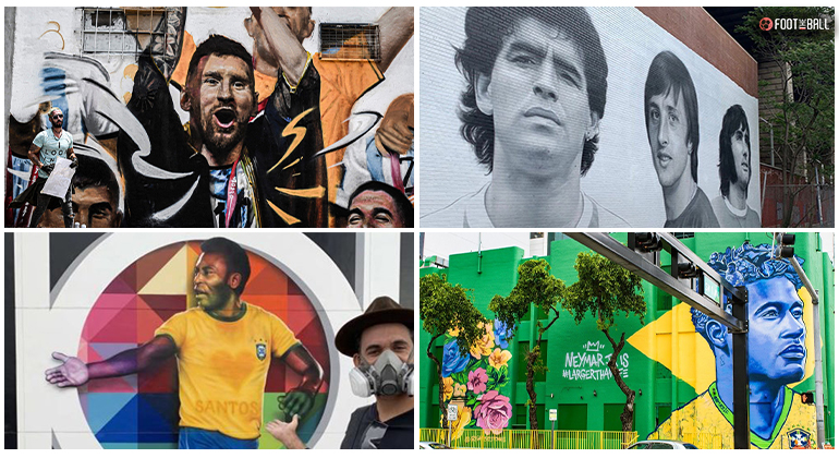 Ten Best Graffiti Murals Paying Tribute To Footballers