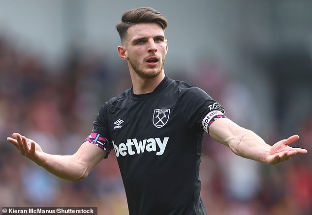West Ham 'will delay talks with Declan Rice over his future until after June 7' in blow to Arsenal