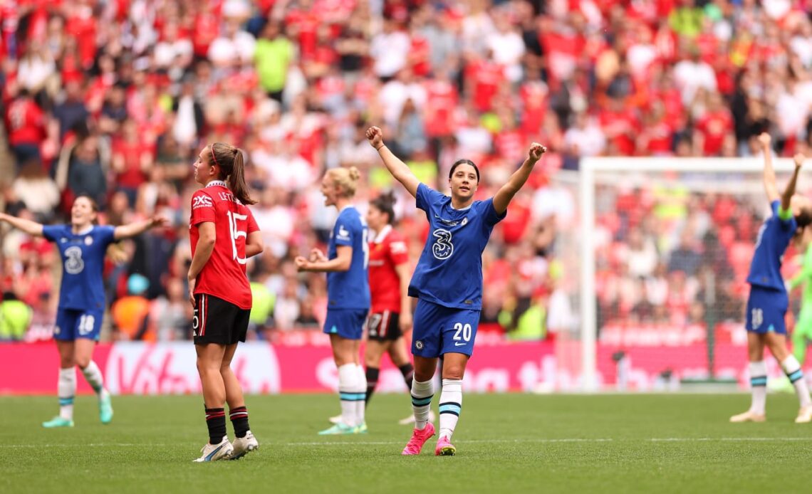 Women's FA Cup final sets attendance record with Wembley Stadium sell-out