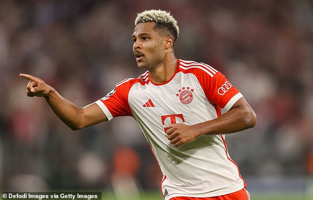 Serge Gnabry could be an target for Manchester United in the January transfer window