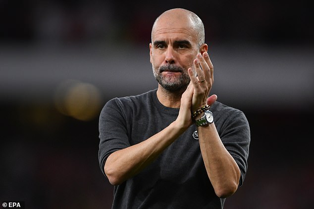 He has found himself far down the order in Pep Guardiola's (pictured) rankings, still failing to start despite Rodri's recent suspension