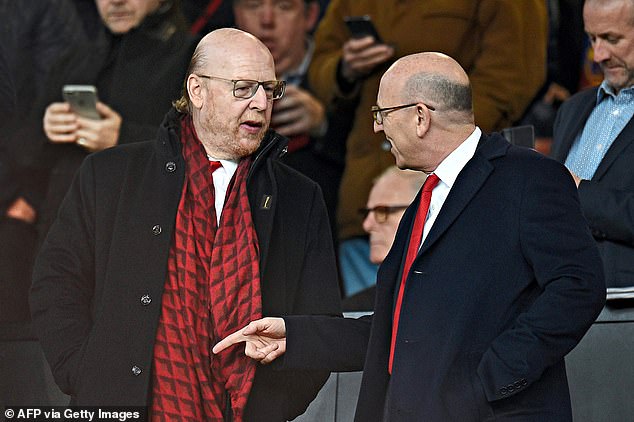 United's owner, the Glazer family (pictured are Avram, left, and Joel, right) are convening a board meeting on Thursday afternoon to discuss Ratcliffe's offer