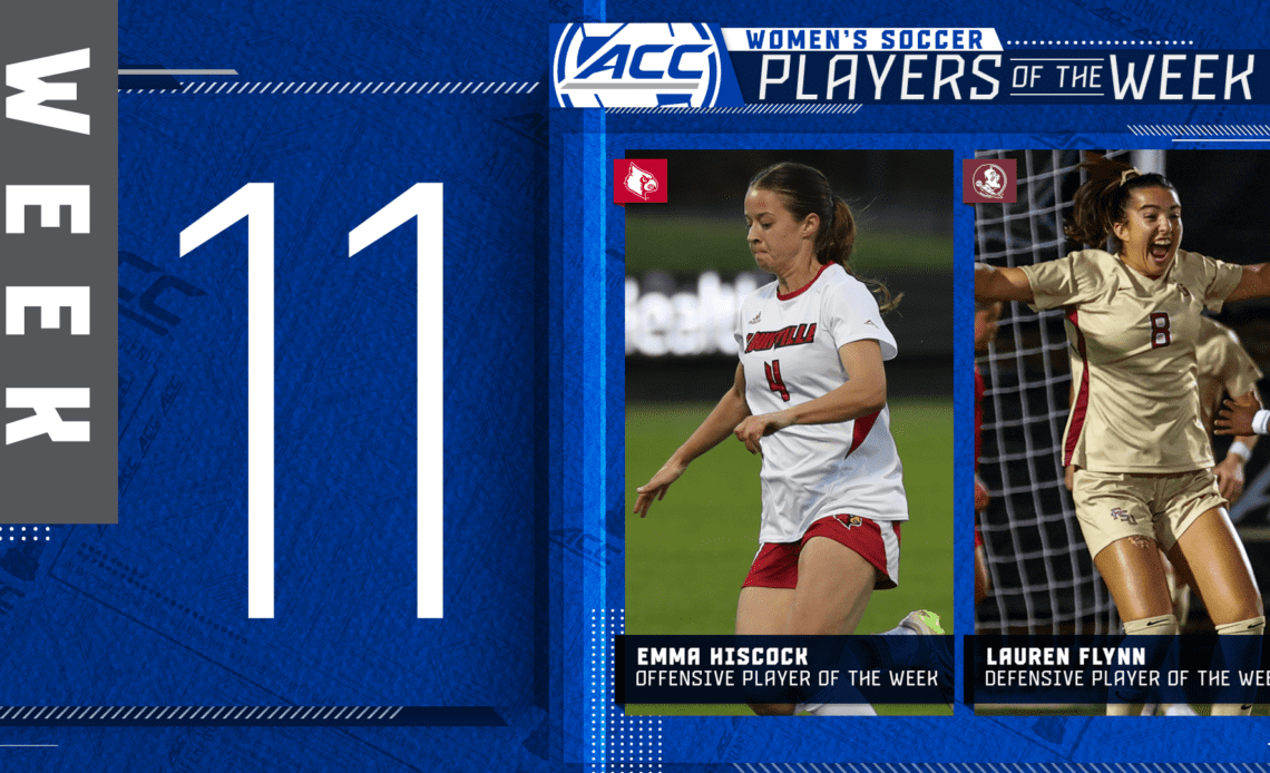 ACC Announces Final Women’s Soccer Player of the Week Honors of 2023