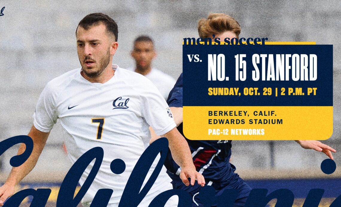 Cal Hosts No. 15 Stanford In Big Clasico