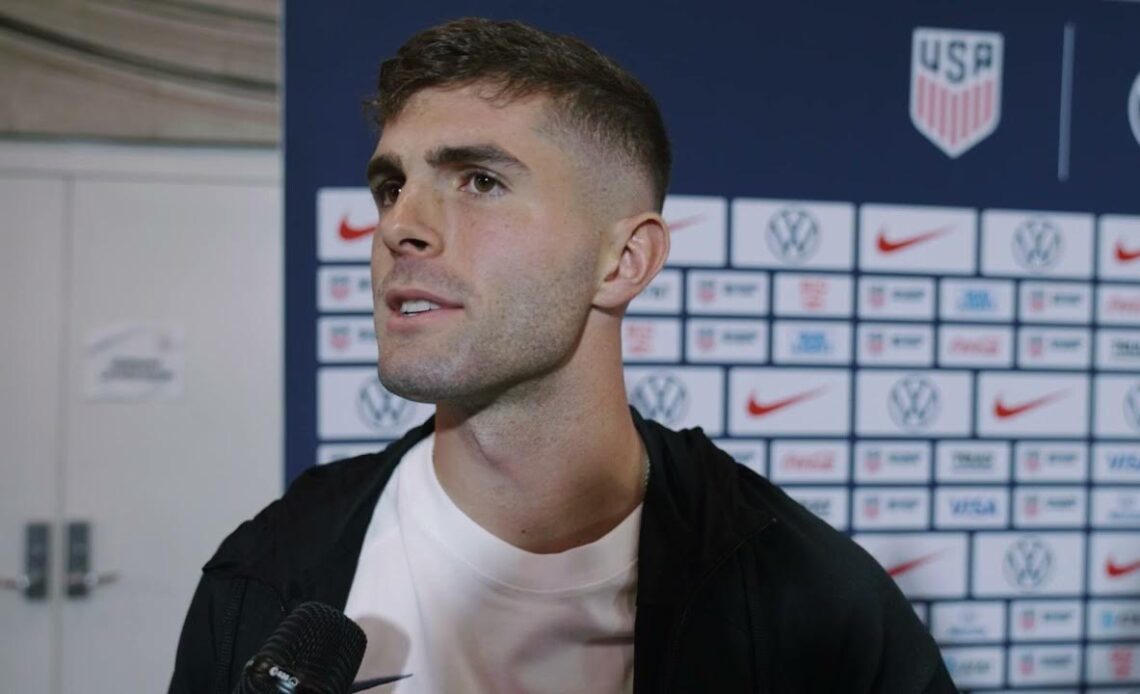 Christian Pulisic | POST-MATCH MIXED ZONE | USMNT vs. Germany | October 14, 2023