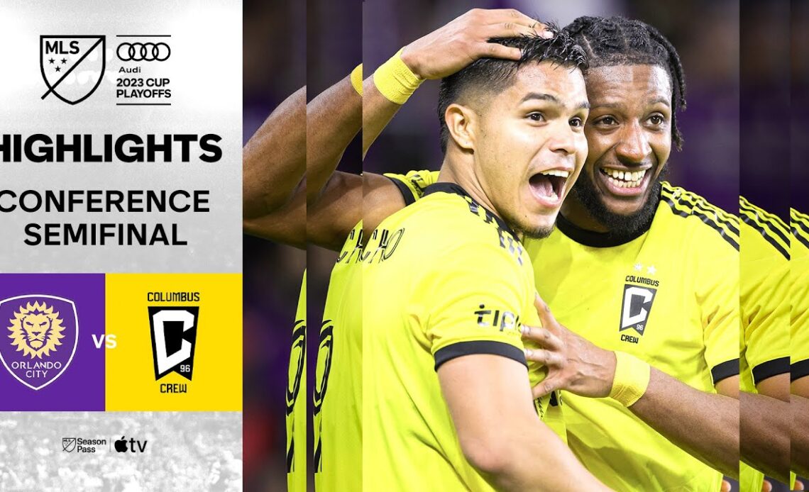 Conference Semifinal: Red Card & Extra Time Goals |  Orlando City vs. Columbus Crew | Highlights