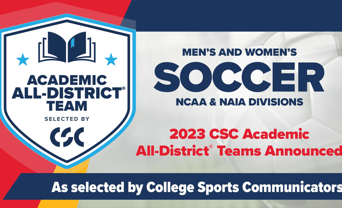 Eight From Men’s & Women’s Soccer Earn CSC Academic All-District Honors