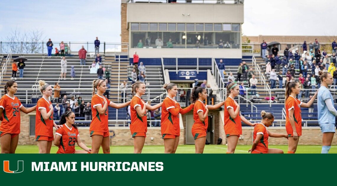 Hurricanes Unable to Overcome Notre Dame’s Hot Start – University of Miami Athletics