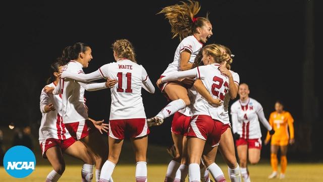 Nebraska women's soccer late goal seals win vs. Tennessee | Final 4 minutes
