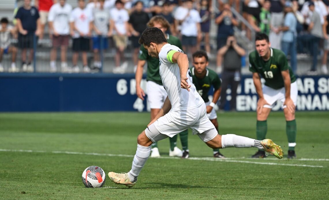 No. 20 Men’s Soccer to Defend Jeffrey Field Against No. 1 Syracuse