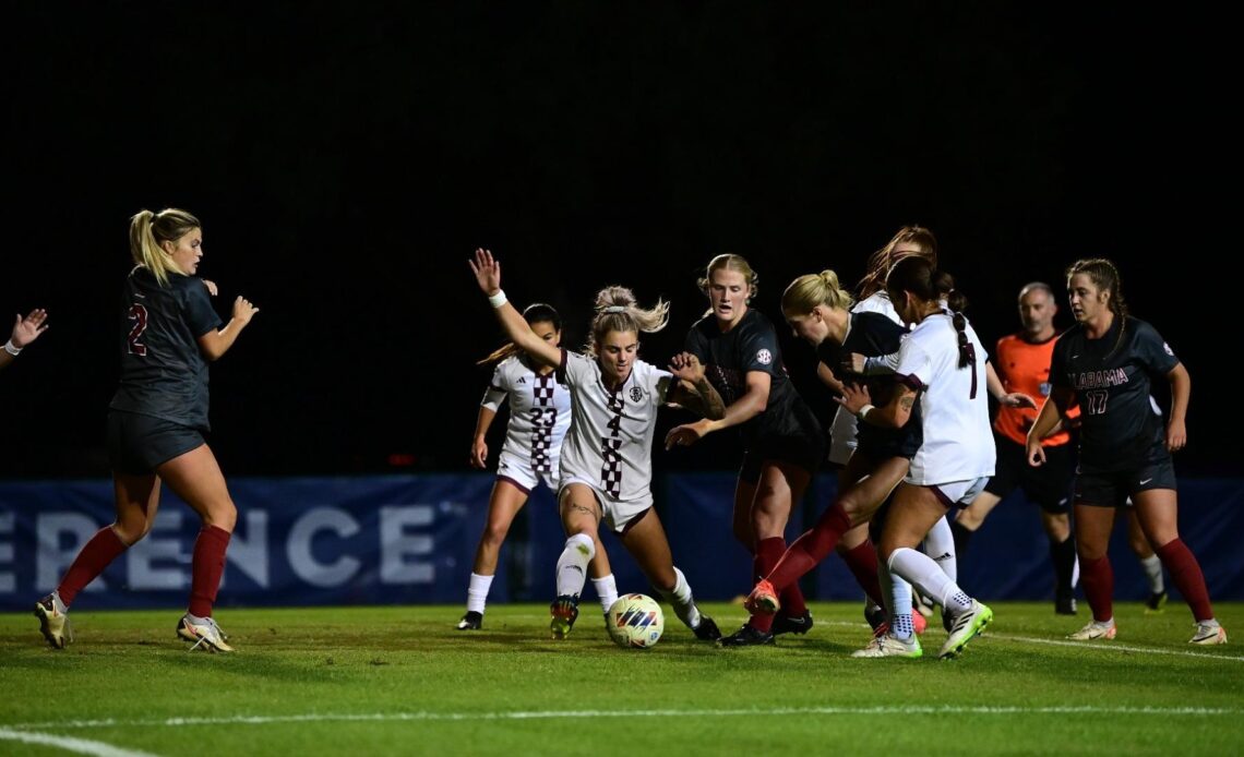 No. 24 Alabama Falls, 2-0, in Penalty Kick Shootout Against No. 18 Mississippi State