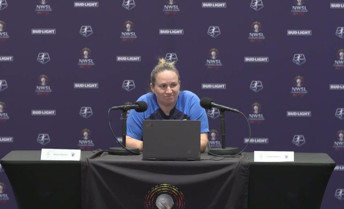OL Reign Head Coach Laura Harvey NWSL Championship MD-1 Press Conference