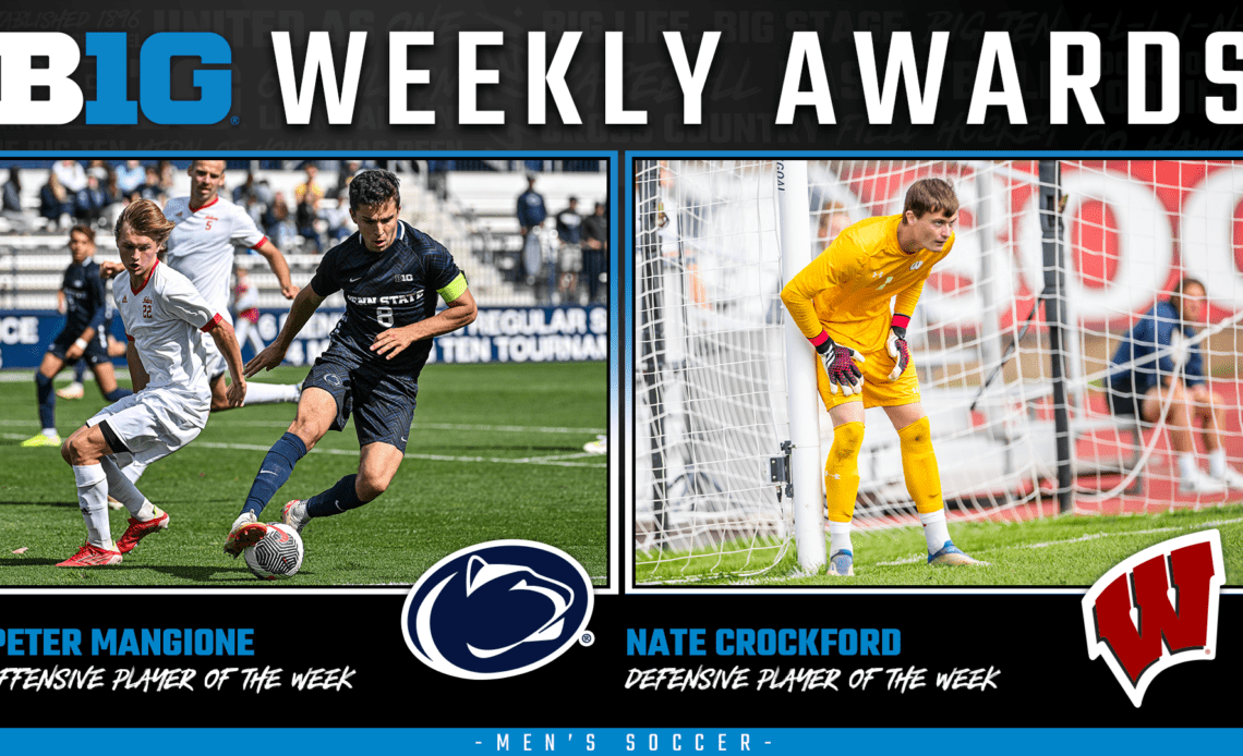 Penn State and Wisconsin Claim Weekly Men’s Soccer Awards