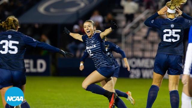 Penn State's Payton Linnehan nets 3 goals en route to their first round blowout victory