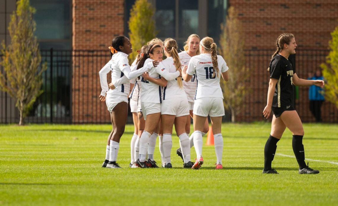 Ranked Opponents On Deck as Illini Soccer Closes Out Regular Season