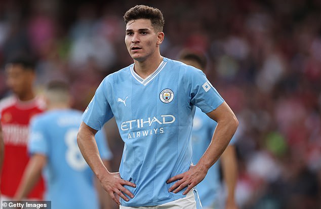 Real Madrid are considering a bid for Manchester City's Julian Alvarez to boost their squad