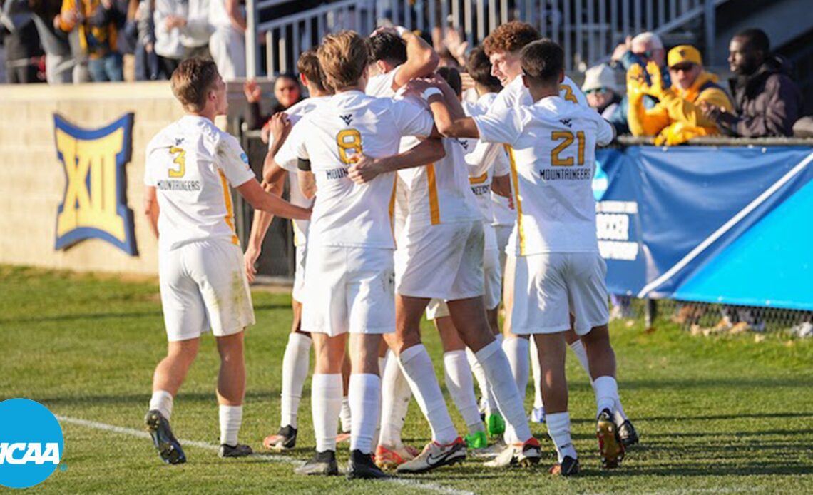 West Virginia vs. Vermont men’s soccer 2023 NCAA tournament third round highlights