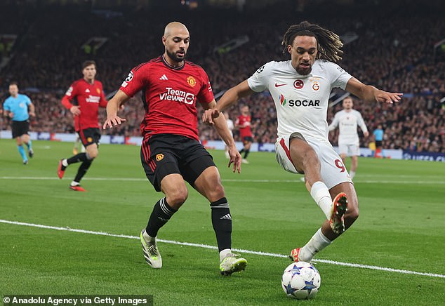 Boey played against Manchester United in Galatasaray's 3-2 win at Old Trafford in October