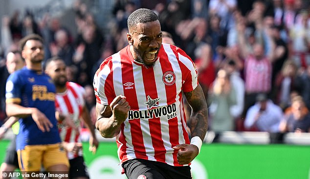 Brentford have slapped a £100million price tag on a player who scored 20 goals last season and made his England debut against Ukraine in a European Championship qualifier in March