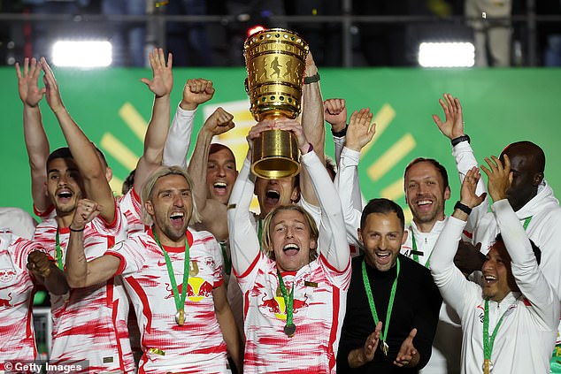 With Leipzig, Forsberg has won back-to-back DFB Pokal titles in 2022 and in 2023