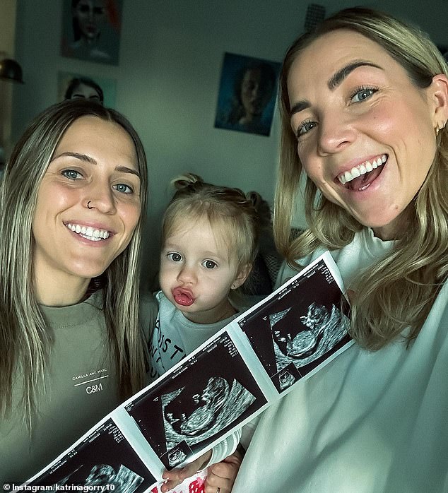 Gorry and her partner Claea Markstedt are starting a new chapter with their young family