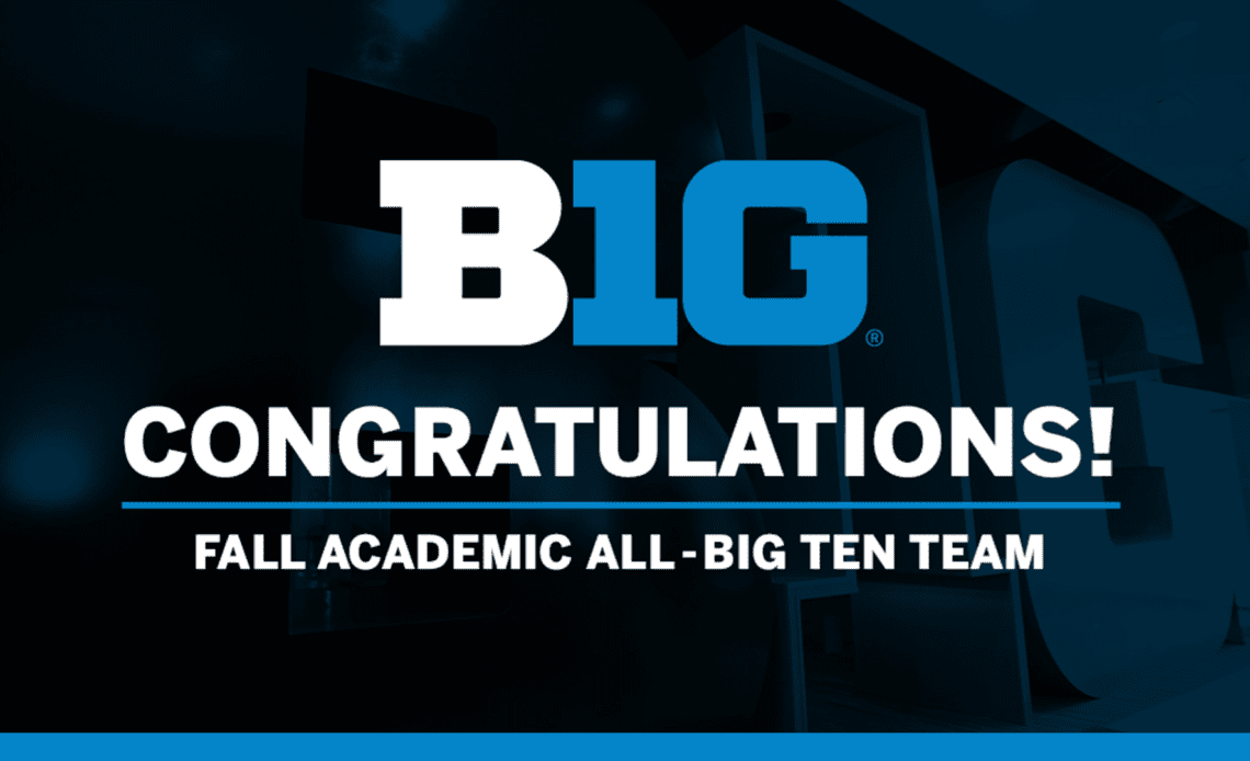 Big Ten Announces 2023 Fall Academic All-Big Ten