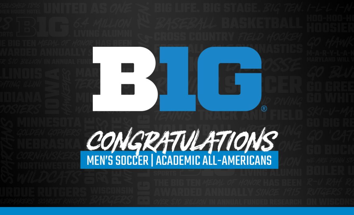 Big Ten Nets Four CSC Men's Soccer Academic All-America Honors