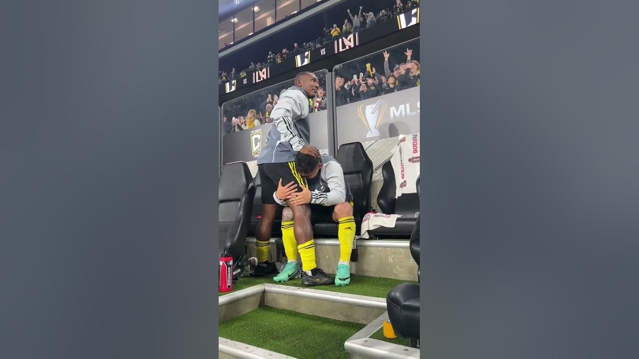 🥹 Cucho's Reaction to Winning MLS Cup with Columbus Crew SC! #shorts