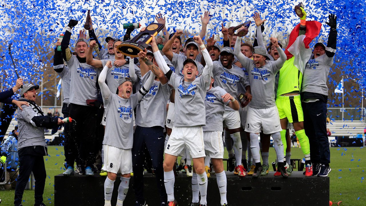 DII men’s soccer teams with the most NCAA DII national championships