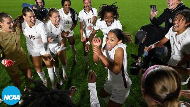 Final seconds from Florida State's fourth NCAA women's soccer championship