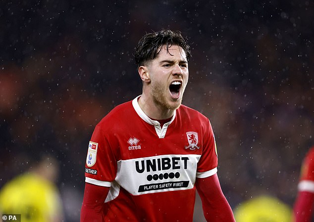 Premier League scouts from both Manchester clubs, Tottenham and Liverpool are watching Hayden Hackney - who is expected to stay at Middlesbrough until next summer