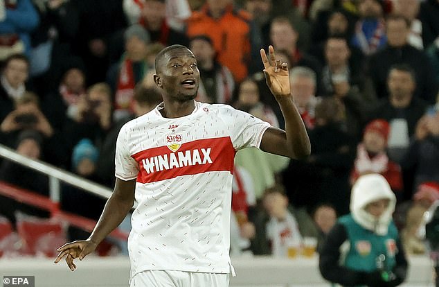 Serhou Guirassy has been in red-hot form this season with 15 goals in 10 Bundesliga games