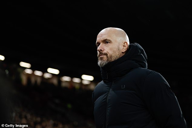 Ten Hag oversaw United's exit from the Champions League while they have also underperformed in the Premier League