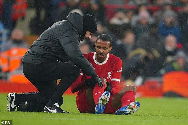 Quansah brazenly explained he wants to jump above the injured Joel Matip in Liverpool's pecking order