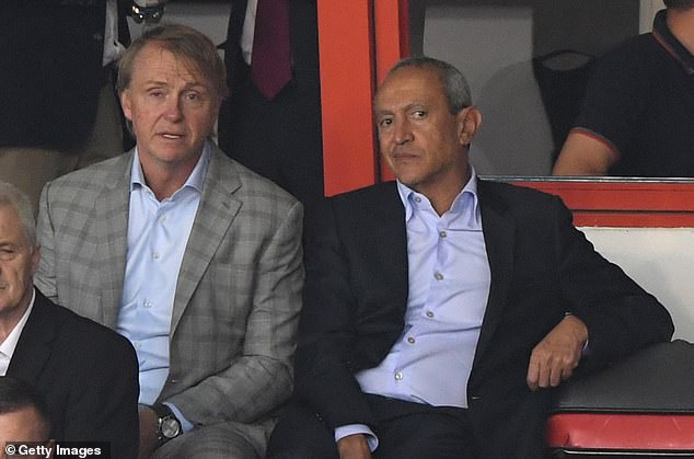 Villa's owners Wes Edens (left) and Nassef Sawiris (right) will be asked for a transfer kitty