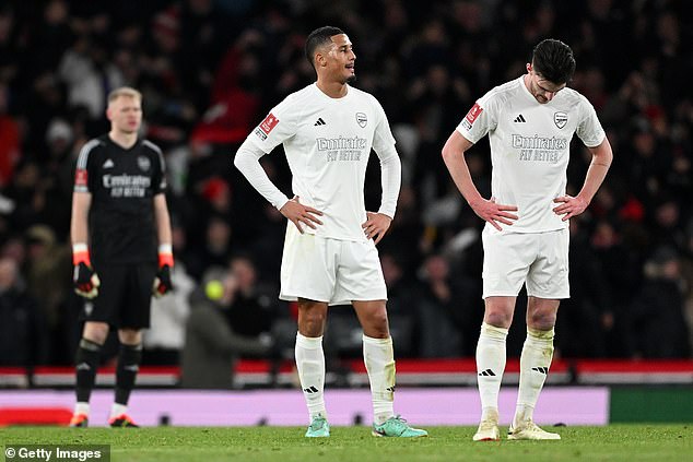 The Gunners missed several opportunities to score against Liverpool on Sunday evening