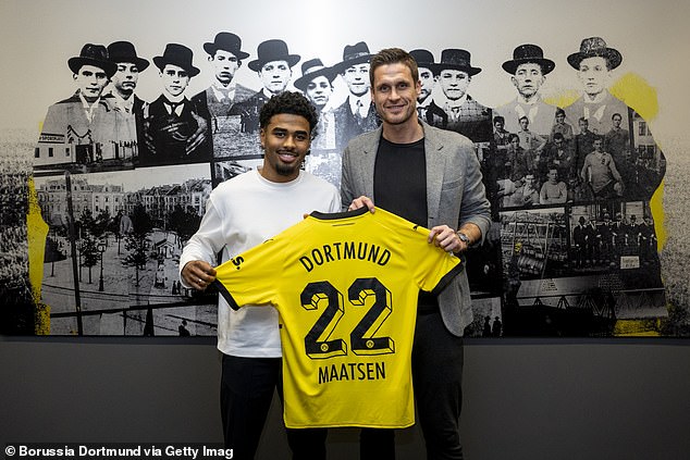 The left back was officially unveiled by the Bundesliga club after undergoing his medical