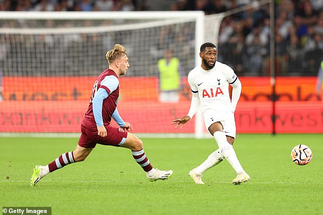 After rising through the Spurs youth ranks Tanganga's contract with Tottenham is set to expire in the summer of 2025