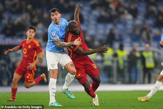 Alessio Romagnoli (left) has attracted Premier League interest from clubs including Brighton
