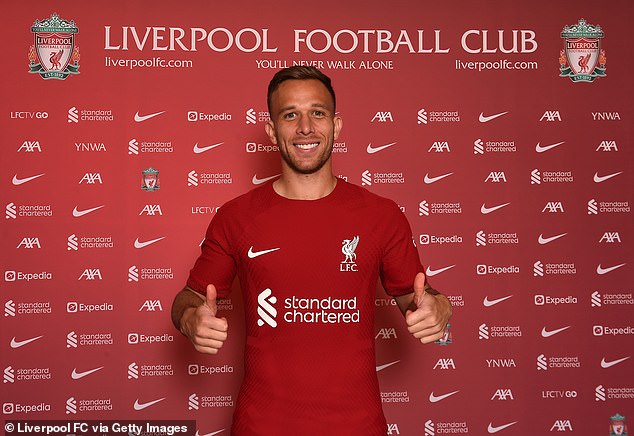 Melo signed for Liverpool on loan from Juventus in September of 2022