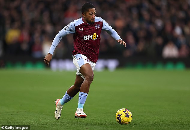 He has scored six goals and provided five assists to help Villa move into second in the table