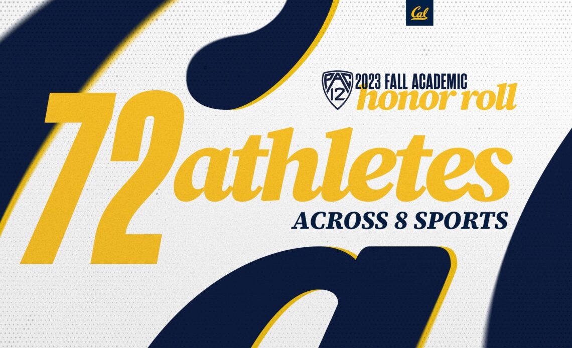 Cal Places 72 On Pac-12 Academic Honor Roll
