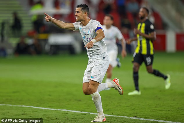 Cristiano Ronaldo scored twice from the penalty spot as Al Nassr beat Al Ittihad