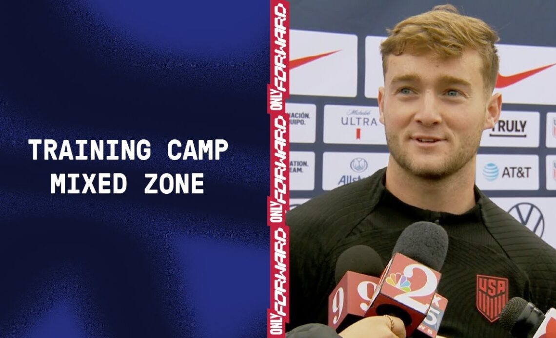 Duncan McGuire | January Training Camp Mixed Zone | Jan. 11, 2024